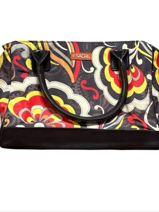 SACHI Handbags - Sachi Multicolor Insulated Floral Tote Bag
